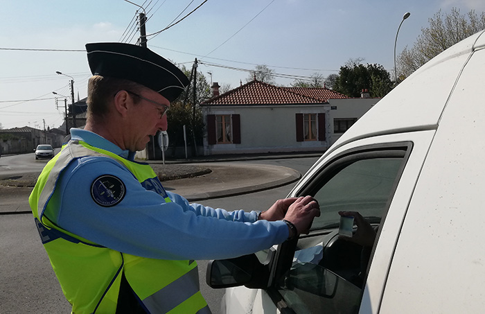 gendarmerie Luçon contrôle attestation
