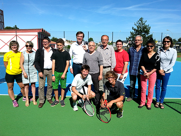 photo groupe élus - Club Tennis