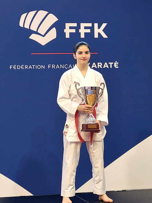 Sasha Vielle remporte la Coupe de France Kumité - 3