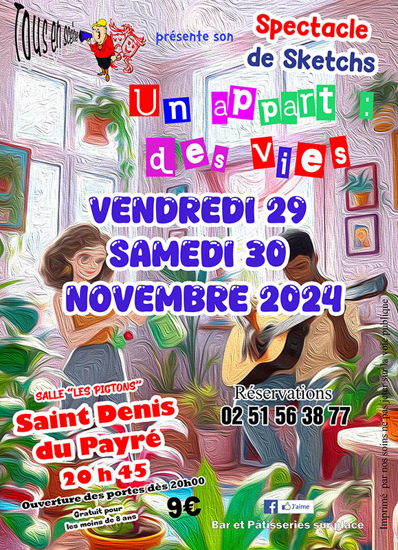 Affiche théâtre St Denis