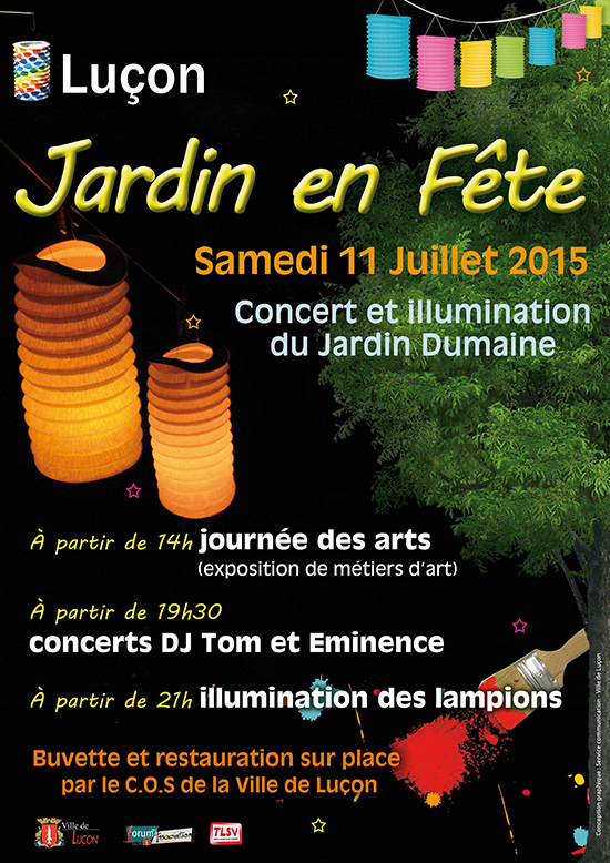 affiche jardin en fête 550