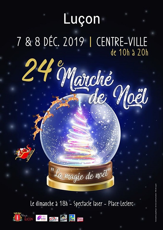 affiche marché de noel