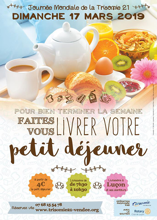 affiche petit déjeuner Trisomie 01