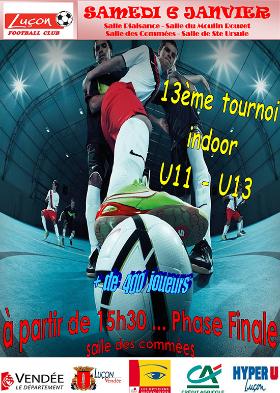 affiche tournoi foot indoor