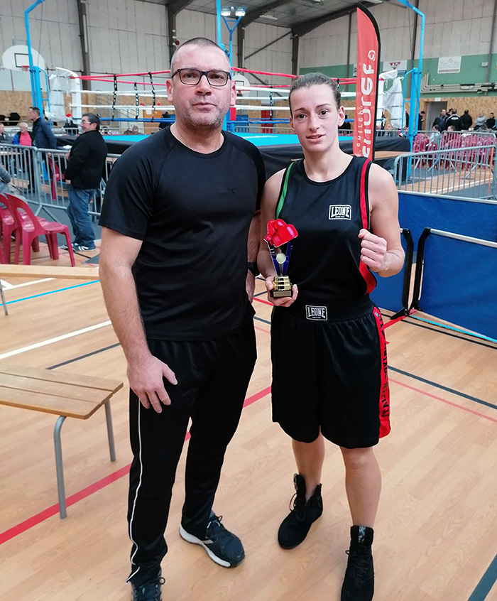 Boxe Ingrid championne régionale