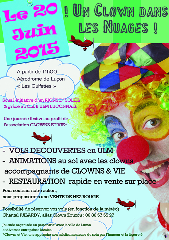 clown nuage affiche