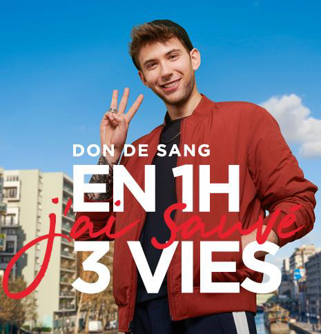 don du sang 1 heure 3 vies