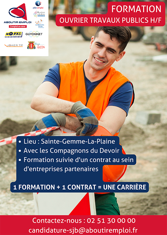 Emploi formation Ste gemme Homme pour site