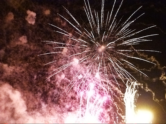 feu d'artifice