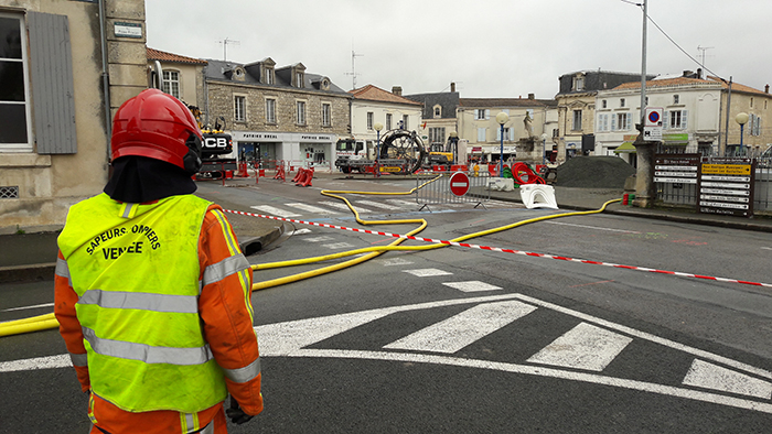 Fuite de gaz place Richelieu 2