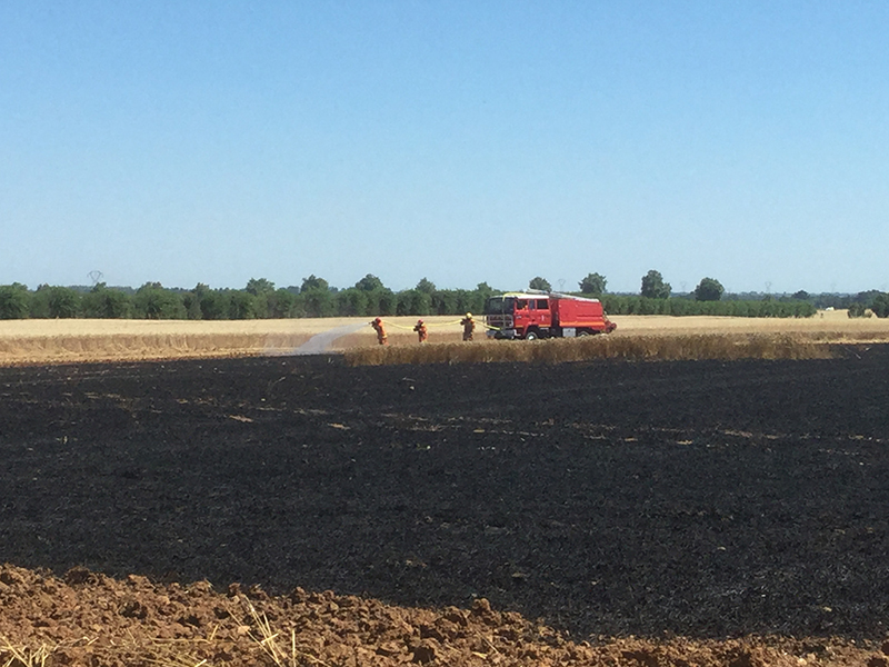 Incendie Luçon - Ste Gemme 1