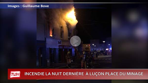 Incendie place du Minage pour site