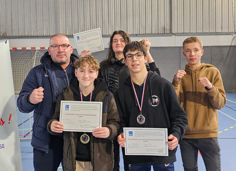 Les jeunes boxeurs luçonnais