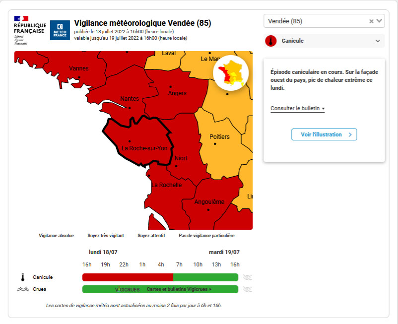 Météo-France - 18-07-2022