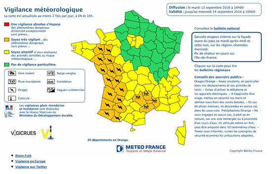 alerte MTO 13-06-2016