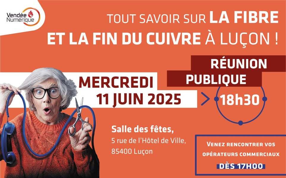 Réunion publique fibre à Luçon