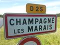 Champagné les Marais - Panneau agglo