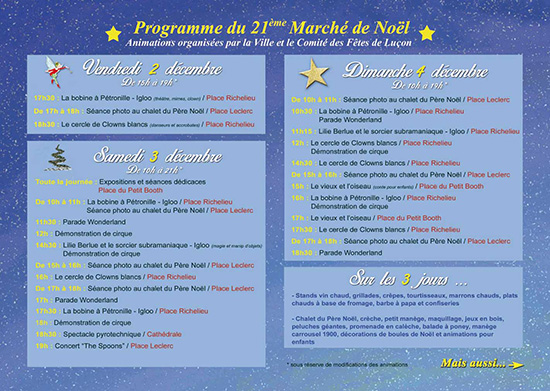 marché noel verso